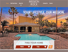 Tablet Screenshot of missionrockresidential.com